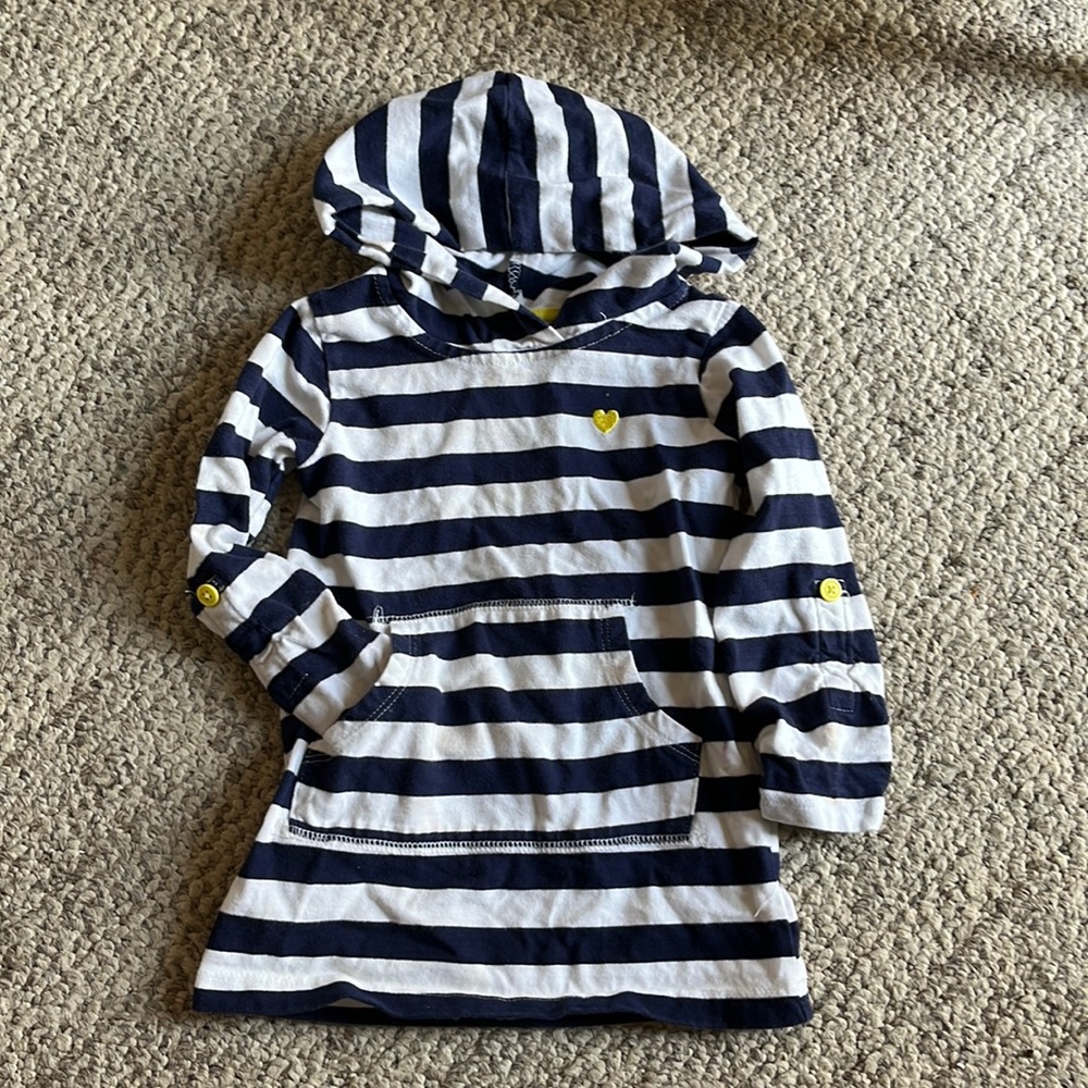 Blue and White Cotton Tunic